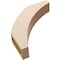 Ekena Millwork 3-inch W x 14-inch D x 14-inch H Thorton Rough Cedar Woodgrain TimberThane Knee Brace, Primed BRCUR03X14X14THRRCPR - alternate 4